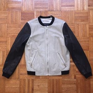 Andrew Marc NY  Eyelet  Leather Jacket